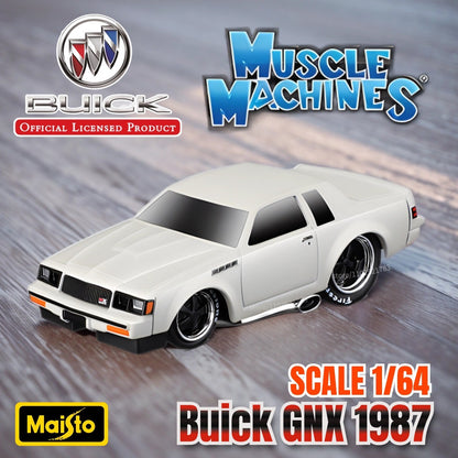 Maisto 1:64 Muscle Machines Nissan Skyline GT-R R34 Carro Modelo Diecast Escala American Monster Transport Figura Brinquedo Menino