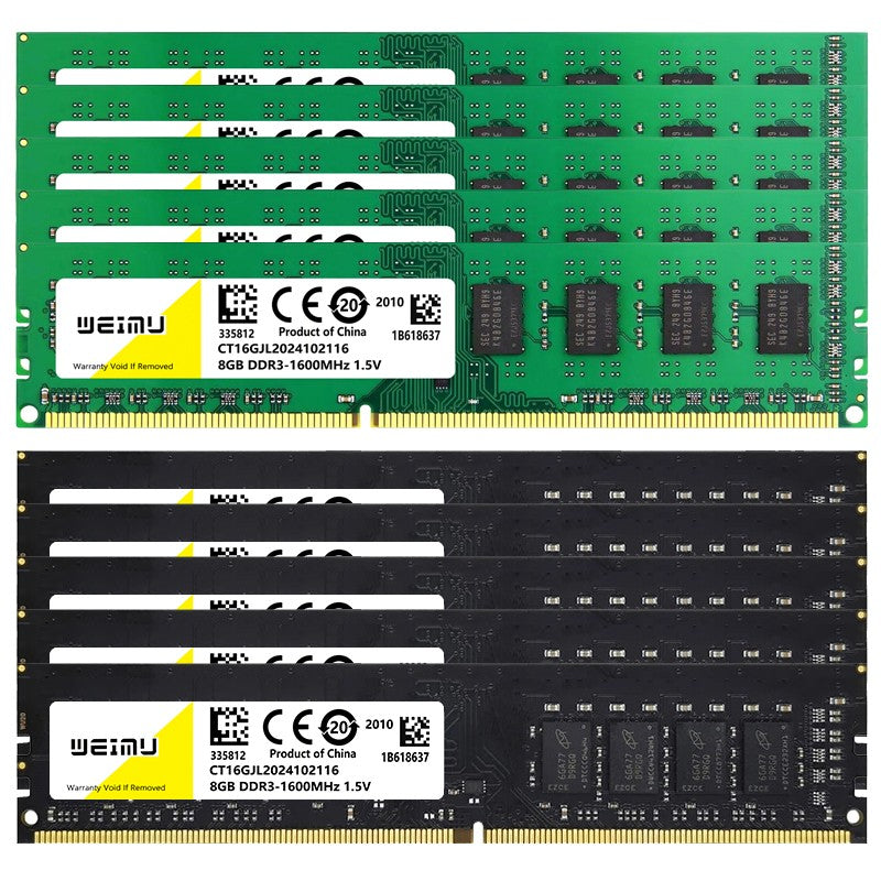 Memória Ram DDR3 4GB 8GB Desktop 1066 1333 1600 1866Mhz PC3 1.5V 8500 10600 12800 240Pinos Non-ECC DIMM Para Intel & AMD