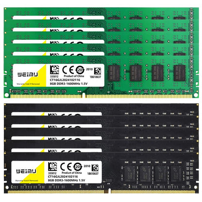 Memória Ram DDR3 4GB 8GB Desktop 1066 1333 1600 1866Mhz PC3 1.5V 8500 10600 12800 240Pinos Non-ECC DIMM Para Intel & AMD