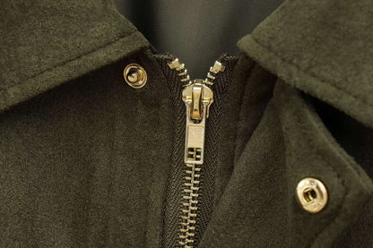 Fashionable Velvet Jacket Women's Outerwear 2025 New Style Streetwear Polo Collar Long Sleeve Regular Fit Polyester Fiber