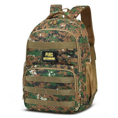 Camouflage large-capacity backpack - zipper closure, hiking, traveling, outdoor adventure backpack