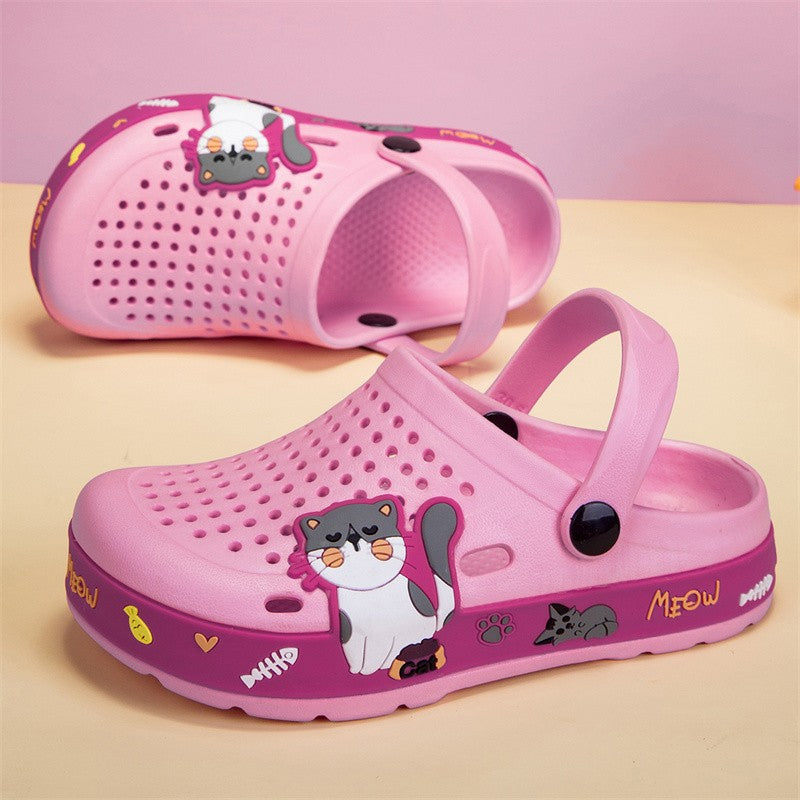 New Kids Clogs Baby Girls Slippers Summer Beach Water Shoes Indoor Outdoor EVA Casual Slipper Cute Little Girls Shoes Sandals