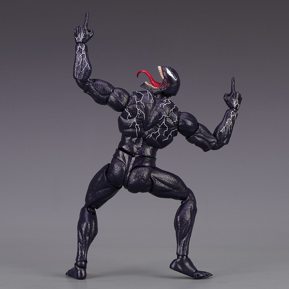 Venom AMAZING YAMAGUCHI legends Boneco de Ação Articulado Modelo de Estátua com Rosto Mutável Colecionável para Crianças Presente Brinquedo