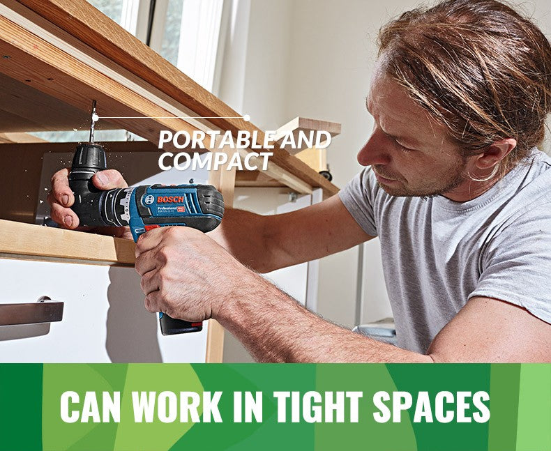 Bosch Professional 12V GSR 12V-15 FC Furadeira Sem Fio Parafusadeira Elétrica Sem Fio com 4 Adaptadores FlexiClick Ferramenta Elétrica
