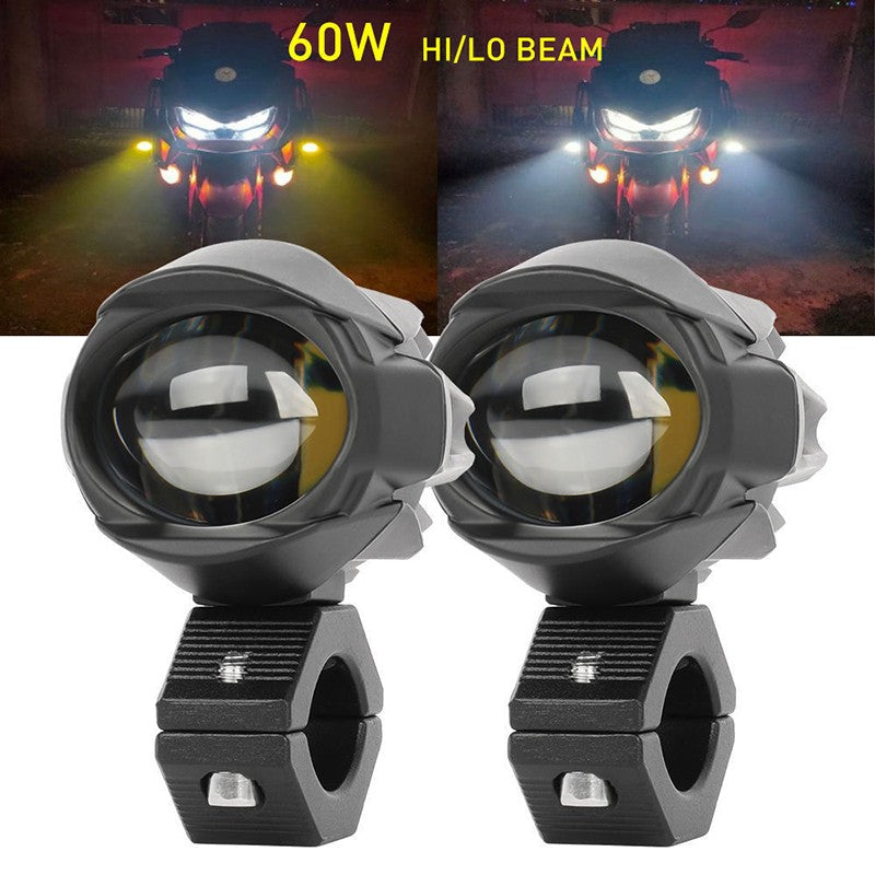 LED Motorcycle Spotlight Headlight Fog Lights Turn Signal DRL Off Road Driving Light Off Road For Truck 12V 24V Auxiliary Light
