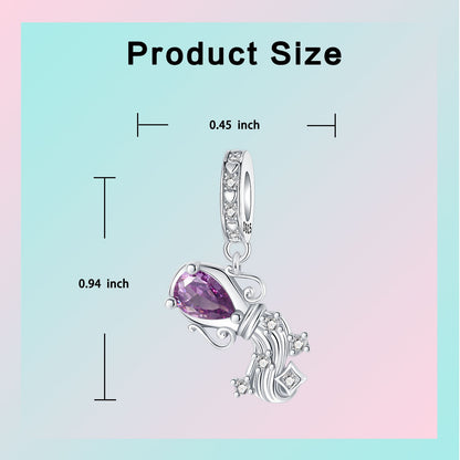 925 Sterling Silver Star Zodiac Signs 12 Constellation Pendant Fit Original Bracelet Making for Woman Jewelry Fashion Pendant