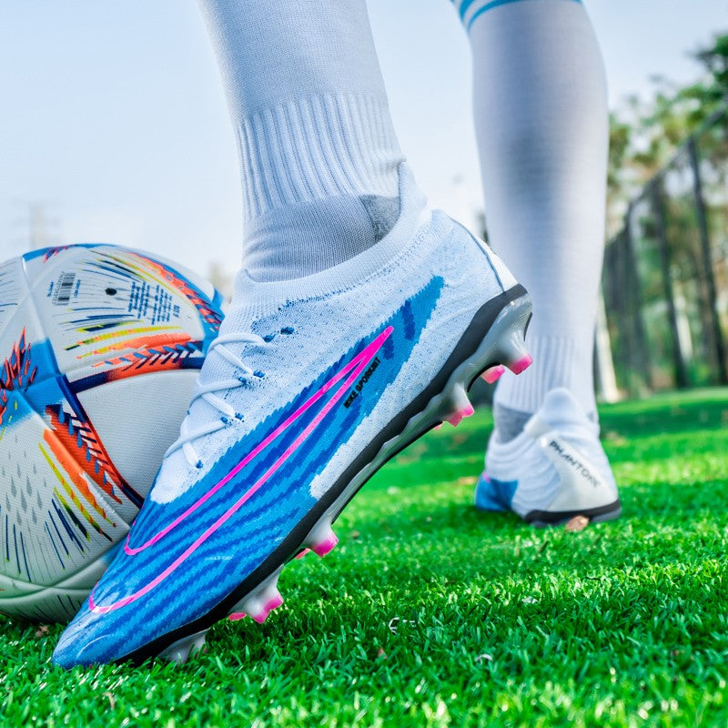 High Quality Ultralight Men ‘s Soccer Shoes Non-Slip Turf Soccer Cleats Kids TF/FG Training Football Boots Chuteira Campo