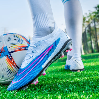 High Quality Ultralight Men ‘s Soccer Shoes Non-Slip Turf Soccer Cleats Kids TF/FG Training Football Boots Chuteira Campo