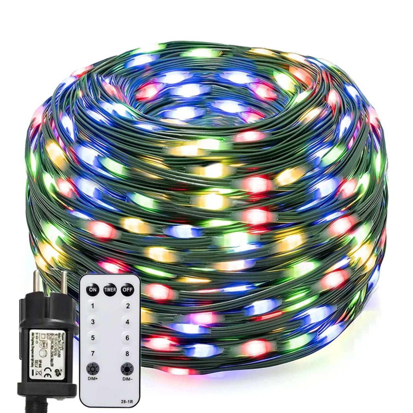 500/1000LEDs Fairy String Lights With Remote Control 50M 100M Christmas Garland Outdoor IP44 Waterproof For Tree Street Wedding