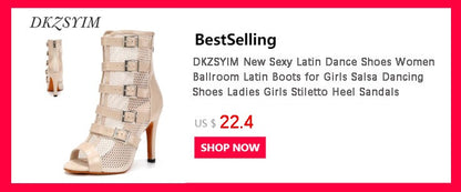 DKZSYIM New Women Ballroom Latin Dance Shoes Jazz Modern Dance Shoes Lace Up Dancing Boots Red Black Sports Dancing Sneakers