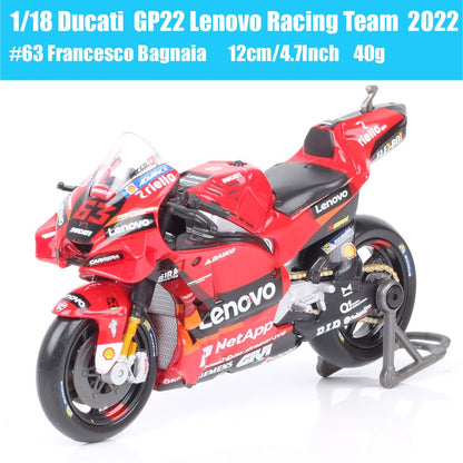 1/18 Maisto KTM RC16 Redbull Ducati GP21 GP22 GP23 GASGAS Honda RC213V Repsol Yamaha YZR-M1GP Moto Modelo de Corrida