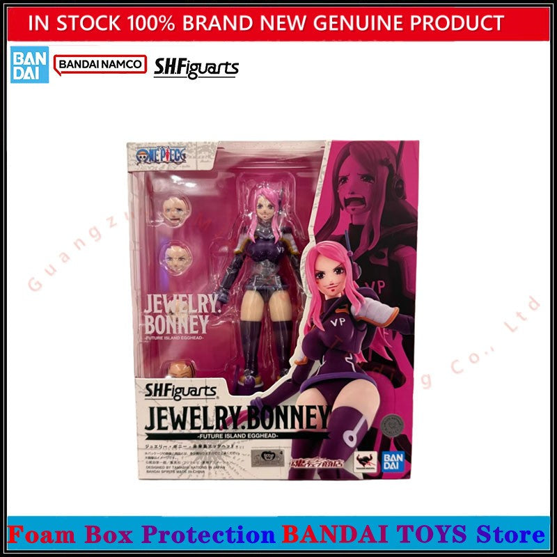 Atacado Bandai 100% Genuíno One Piece Model Kit Anime Figures SHF Monkey D Luffy Nami Shanks Roronoa Zoro Romance Dawn