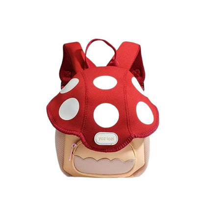Mochila Infantil Mini Cogumelo Fofo, Presente de Ano Novo 2025, Mochila de Desenho Animado Nova para Bebês, Masculina e Feminina