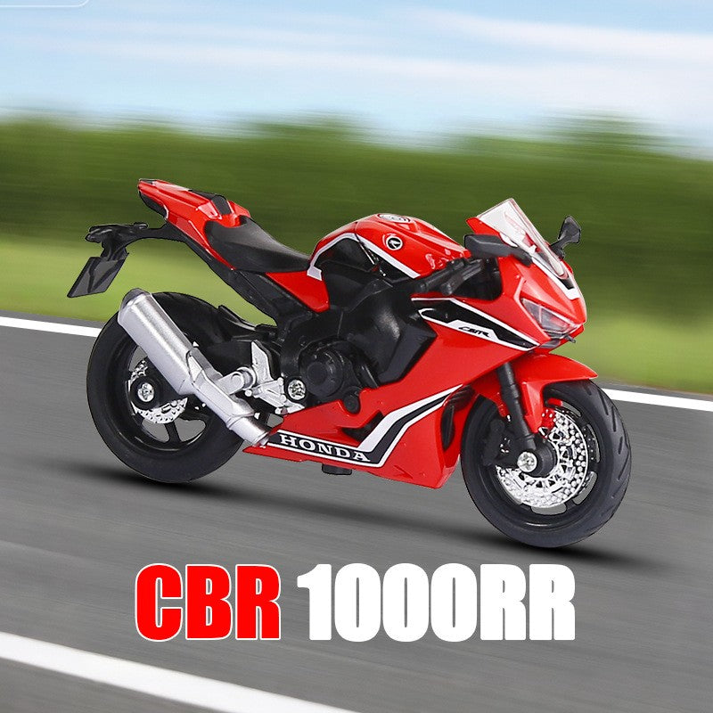 1:18 CBR1000RR R1 GSX1000 Hayabusa Simulação Liga Modelo de Moto Coleção Autorização Genuína Miniatura de Moto de Brinquedo