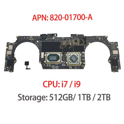 Placa Lógica Original A2141 GPU Radeon Pro 5500 5300 4GB Para MacBook Pro 16" A2141 i7 2.6GHz 16G 512GB Ano 2019