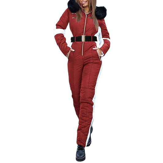 Women'S Winter Jackets Parkas 2024 Women'S Winter Outdoor Sports Jumpsuit ' With Removable Outdoor Sports Soft ??????? ???????