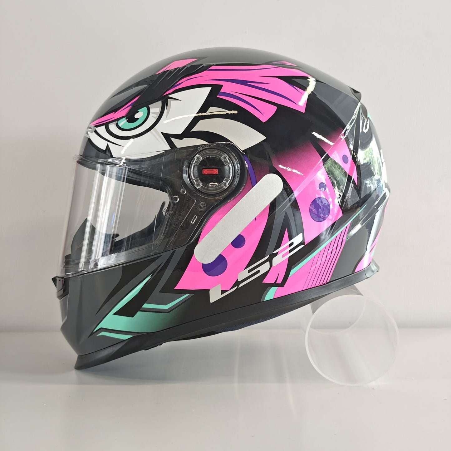 Capacete de Moto Clássico LS2 Fechado Masculino Feminino Capacete de Motocross Casco em ABS Aprovado pela ECE Acessórios para Motos FF358