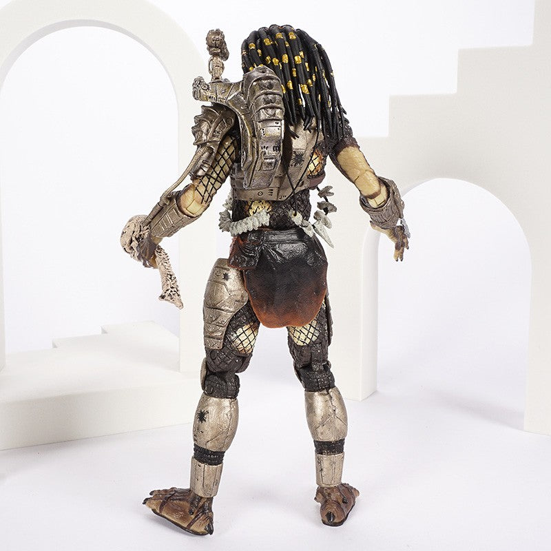 Filme Clássico NECA Ultimate Series Predador 7" Caçador da Selva vs Ovos Alienígenas PVC Boneco Articulado Colecionável