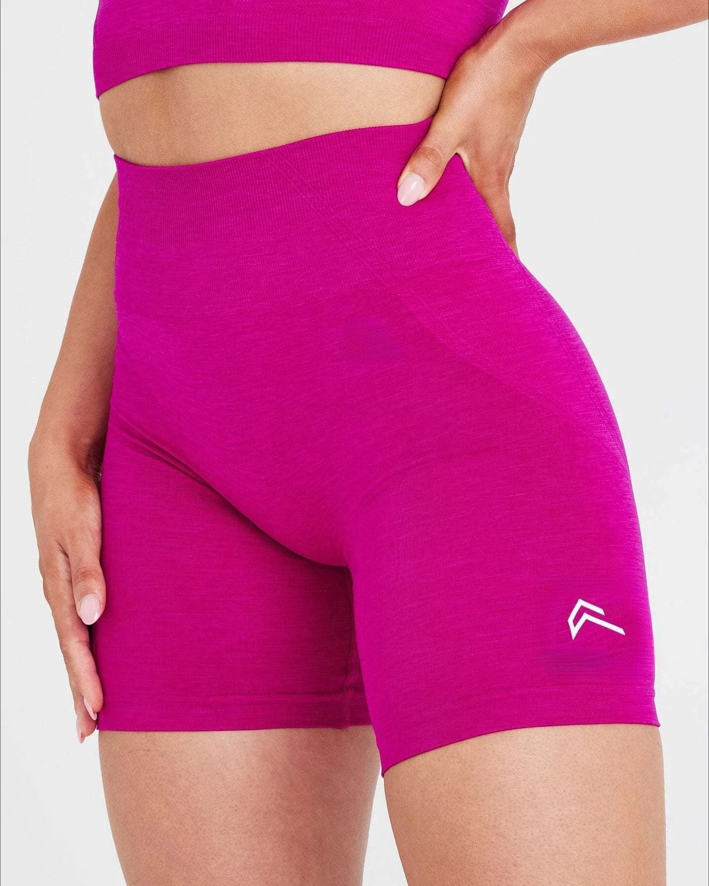 Oner Active Effortless Seamless Shorts Yoga Shorts Women Silicone Printed Sport Shorts Low Ribbed Band Scrunch Butt Shorts