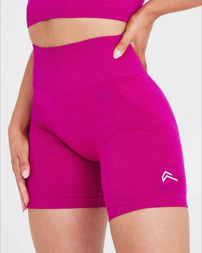 Oner Active Effortless Seamless Shorts Yoga Shorts Women Silicone Printed Sport Shorts Low Ribbed Band Scrunch Butt Shorts