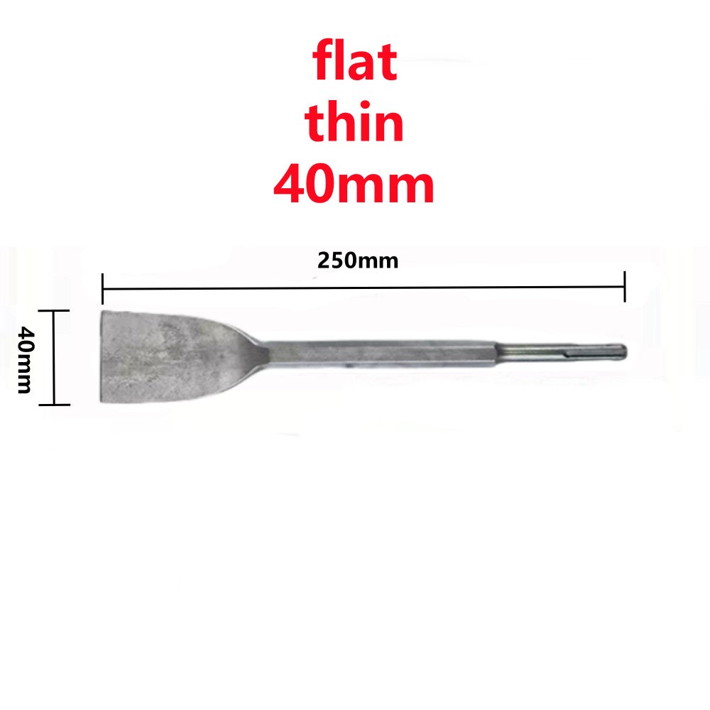 Conjunto de Formões de 250mm Haste SDS Plus Broca de Martelo Elétrico Formão de Ponta, Ranhura e Plano Ferramentas de Alvenaria para Parede de Concreto, Tijolo e Rocha