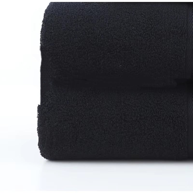 2pcs 100%Cotton Hand Towel,Soft Water Absorbent,Black Square Little Face Towel For Hotel,Home Washcloth,35*35cm Drop Shipping