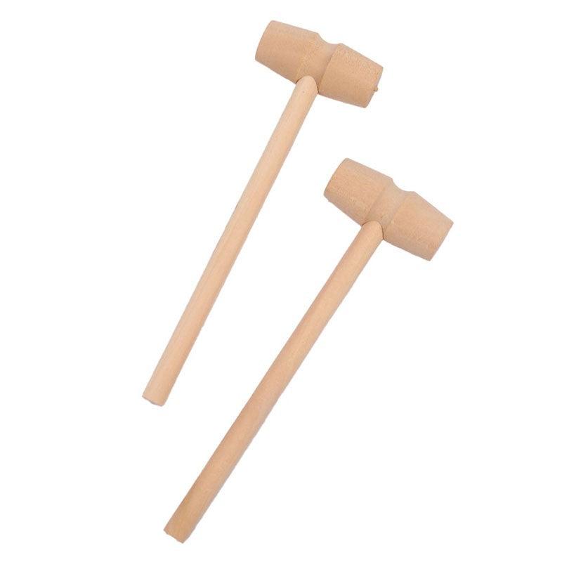 10 Peças Mini Martelo de Madeira Bolas Brinquedo Substituto de Martelo de Madeira Bebê
