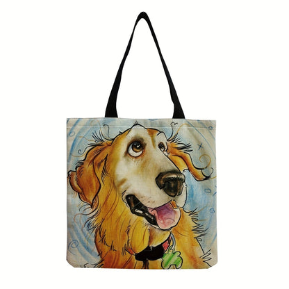Cartoon Shoulder Bag Women Fashion Animal Dog Shopping Bag Teen Casual Bagel Dog Tote Bag Men Beagles Handbag