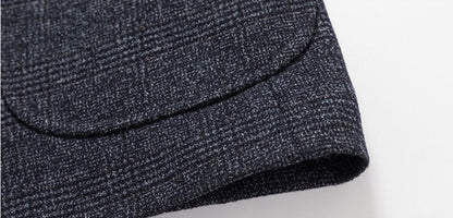 Men's Retro Plaid Suit 2025 High Quality Spring Autumn Leisure Fashion Handsome Business Ironing Top Coat