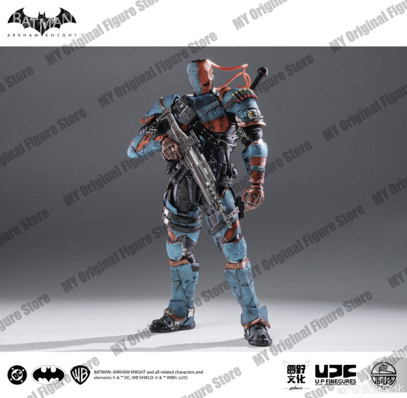 EM ESTOQUE LPZZ Deathstrok Figura U-P-Finegures Arkham Knight V8.04 Terno Bonecos de Ação Batman Estatueta 1/12 Coleção DC Brinquedo