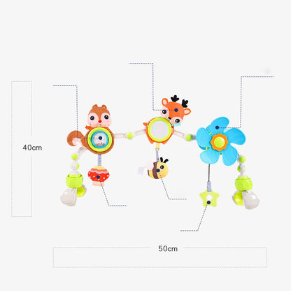 Baby Toy Toddler Cribs Cradles Hanging Bell Baby Stuff Newborn Stroller Stroller Play Arch Bed Toys for Babies 0 12 Months