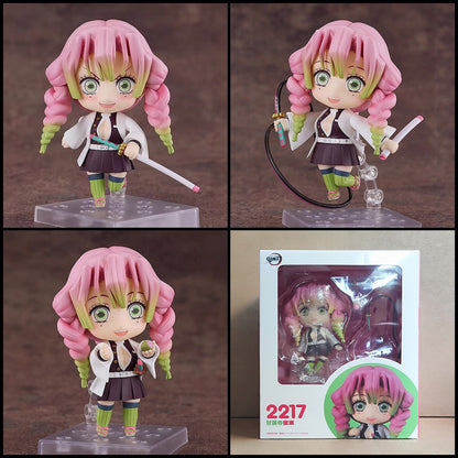 Anime Demon Slayer Series Tanjirou #1193 Nezuko #1334 Zenitsu #1361 Inosuke #1541 Kyoujurou Kochou Shinobu Conjunto de Bonecos e Estatuetas de Presente
