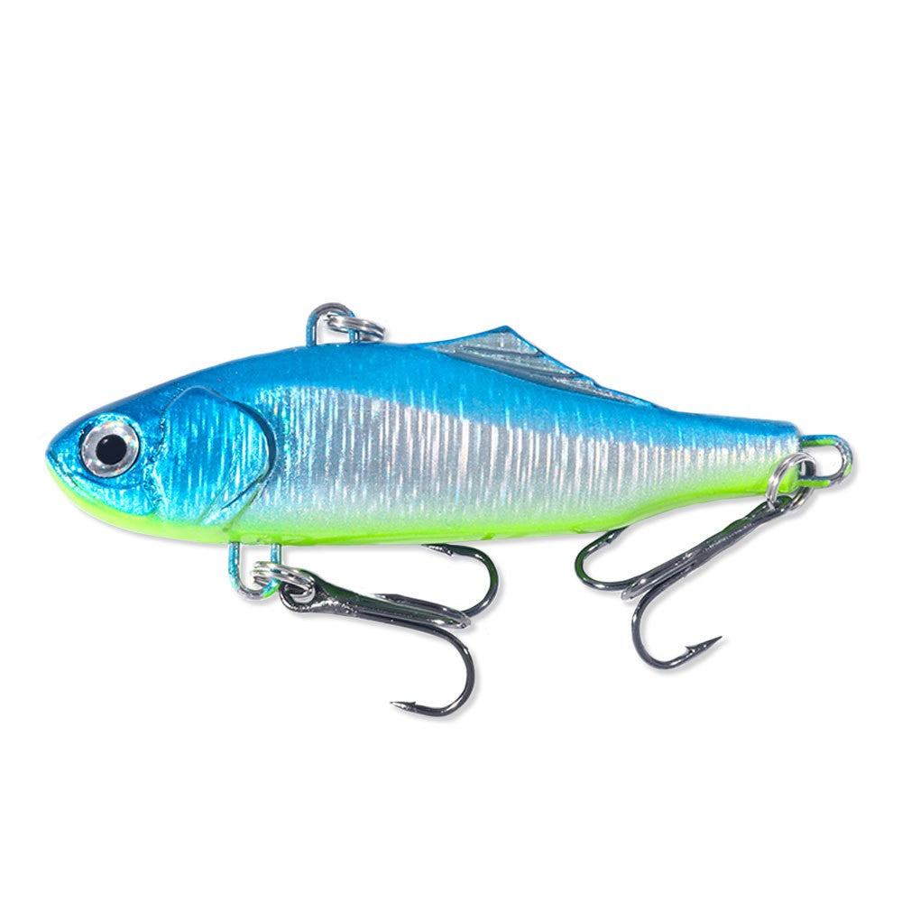 1 unidade de isca de pesca VIB de inverno 7cm 24g, iscas de pesca de inverno de arremesso longo que afundam, iscas artificiais Crankbait