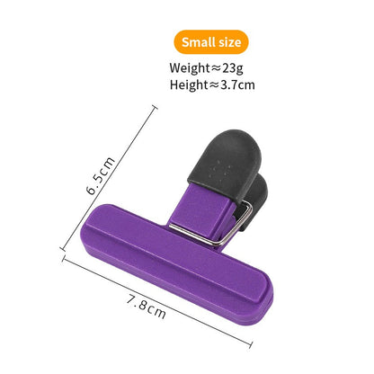2pcs Portable Sealing Clips for Food Bags Plastic Kitchen Tool Keep Coffee/Bread/Chips/Snacks Fresh