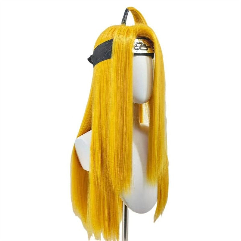 HOKAGE NINJA Peruca Cosplay Deidara Peruca Sintética Longa Lisa Anime Coser Fibra Resistente ao Calor Peruca de Alta Qualidade Festa Diária