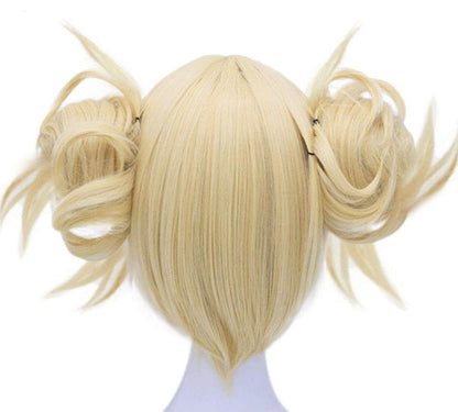 Boku No Hero Academy Cross My Body Synthetic Hair Wig Cosplay My Hero Academy Himiko Toga Party Role Play Wigs