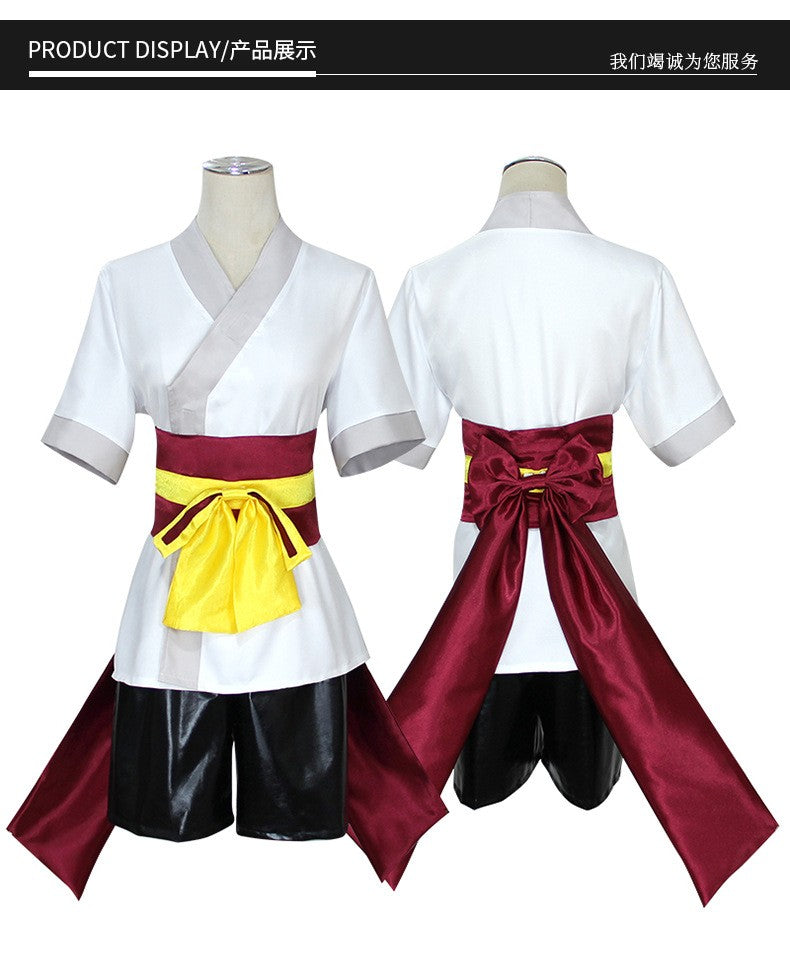 Machi Komacine Cosplay Costume Pink Wig Halloween Carnival Costumes for Women Anime Cosplay Outfits Dress