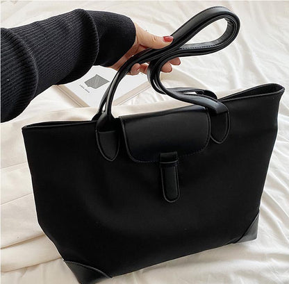 JIOMAY 2025 New Women's Brown Large Capacity Shoulder Bag Casual Simple Handbag Sport Portable Tote Bag for Daily Use