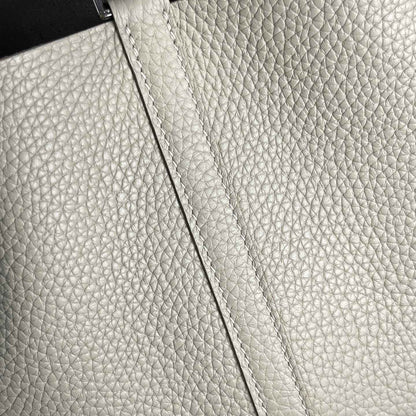 Mendy 22 CM Large size Top Quality Bucket Bags Women's Bag Lady Luxury Designer High End Bag TC Cowhide Golden Sliver