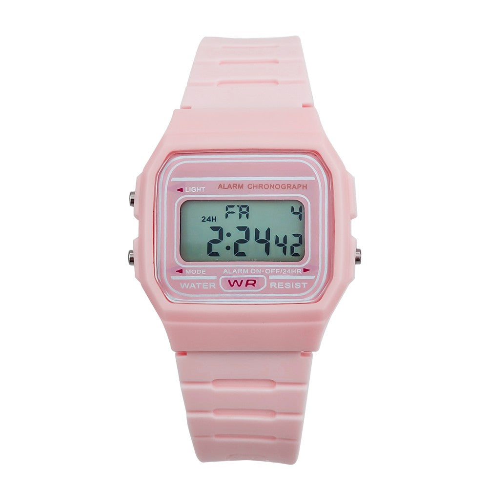 Hot Selling Women LED Digital Electronic Watch Multifunctional Outdoor Simple Leisure Men and Women Sports Watch Reloj