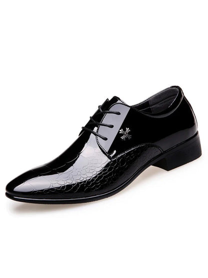 Men's  Leather Shoes Black Soft Leather Soft Bottom Spring And Autumn Best Man Men's Business Formal Wear plus size 38-48
