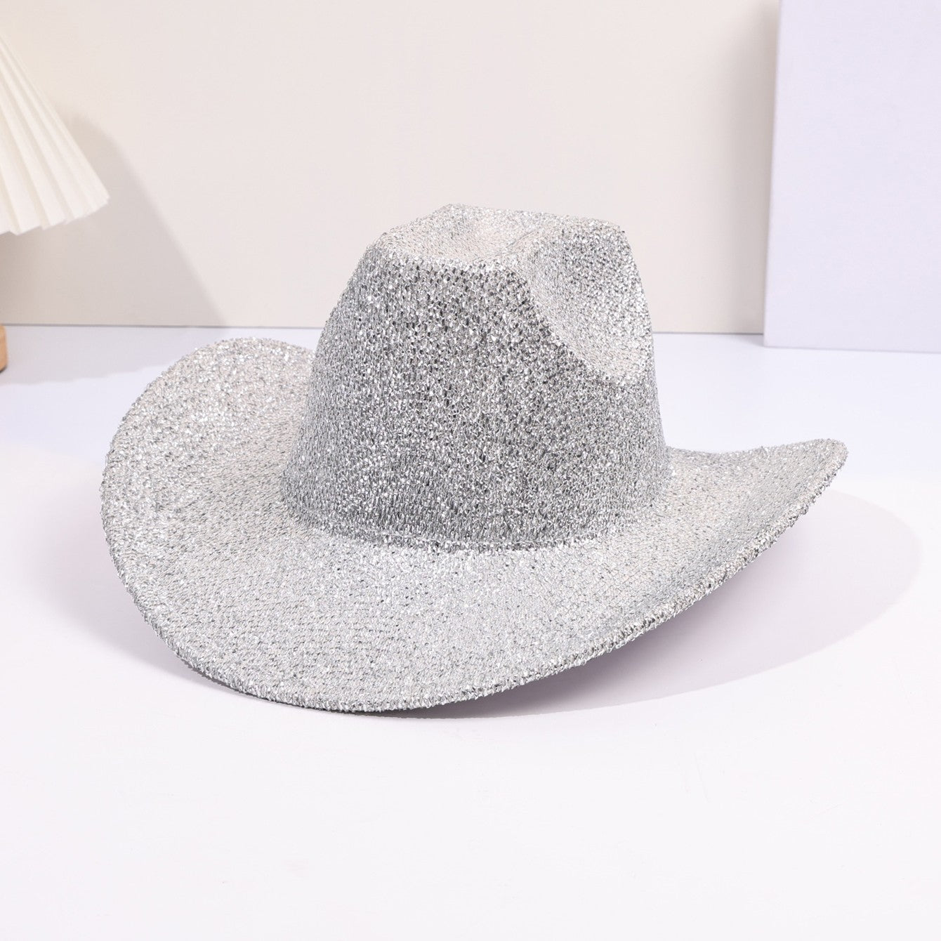 Fashionable gold party cool jazz hat sequins for boys and girls performing ball top hat personalized cowboy hat