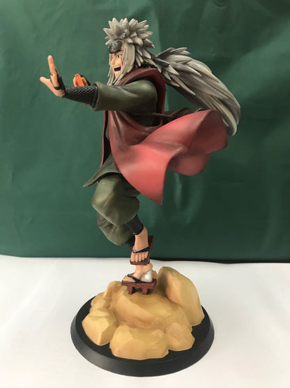 Action Figure Naruto Shippuden Jiraiya MegaHouse GK Anime Japonês PVC Brinquedo Estátua do Jogo Jiraiya Modelo Colecionável Boneco