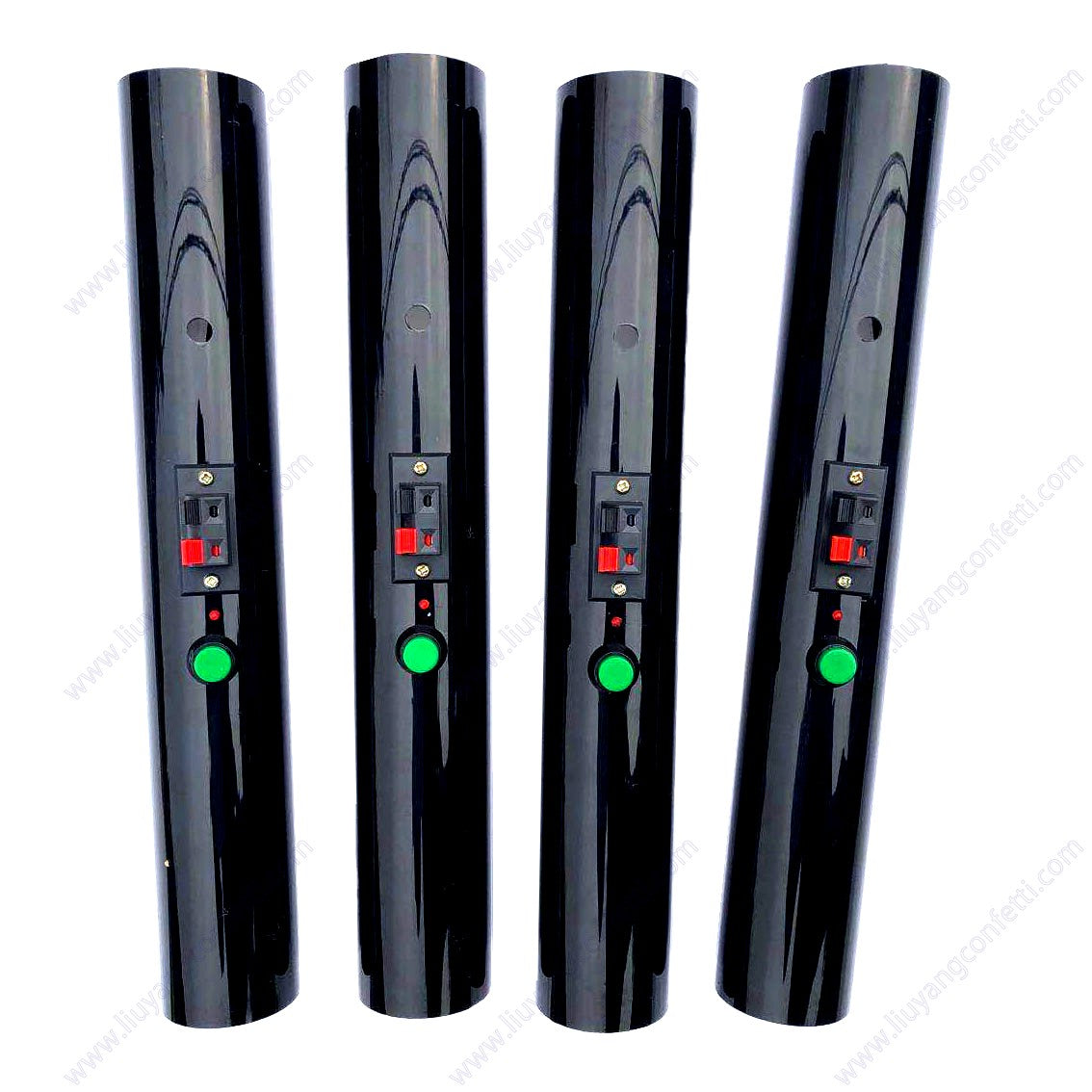 6pcs Hand Held Pyro Shooter Pyrotechnic Cold Spark Firing System Wedding Bride Surprise Creative Firework Magic Wand Decor Party
