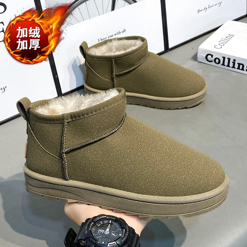 Snow Boots Man Shoes Men Korean Climate Lot Shoes Original High Heel Ankle Boots for You Women Sneakers Brown Boot Mens Shoe