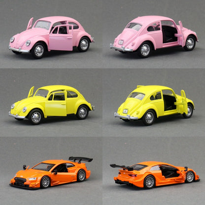 MSZ 1/43 Audi RS7 R8 RS5 Q7 Volkswagen T1 Bus Beetle Toy Car Model Diecast Metal Miniature Pull Back Collection Gift Children