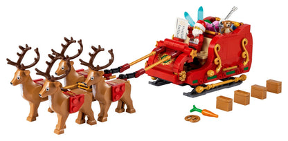 LEGO 40499 Trenó de Rena do Papai Noel para Meninos e Meninas - Brinquedo de Construção Educacional de Blocos de Montar Presente de Natal