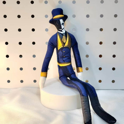 Anime The Freak Circus Pierrot Cosplay Doll Clown Twistable Plush Cotton Doll Abstract Room Decoration
