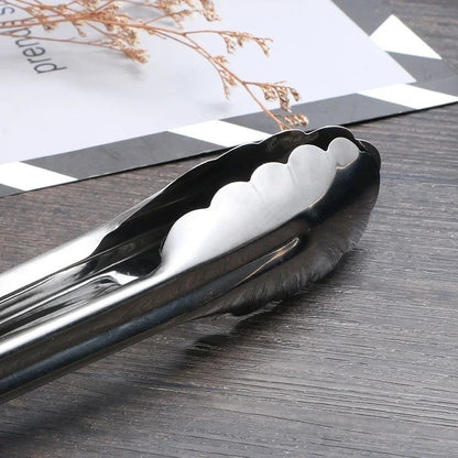 Pinça de Aço Inoxidável para Cozinha Utensílios Domésticos Utensílios de Cozinha Churrasco Acessórios de Grelhador Pão para Buffet