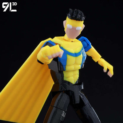 Boneco de Ação Multiarticulado 3D Impresso Dummy13 Homem-Aranha 9L3D Colecionável Marvel com Braços Articulados Boneco para Animação Stop Motion